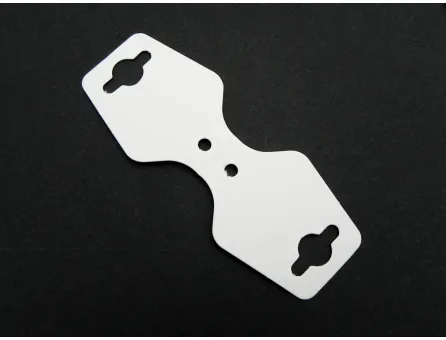 Cartonas suport bratari si coliere alb (10buc)