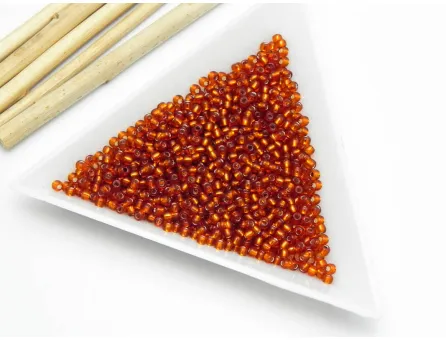 Toho rotunde 11/0 silver lined burnt orange (5g)