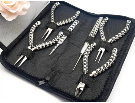 Set clesti bijuterii zebra