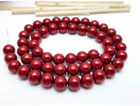 Perle de sticla calitate a 8mm bordo (sirag)