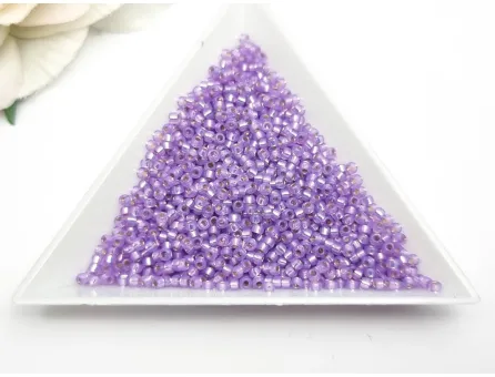 Miyuki Rocailles Rotunde 11/0 Silver Lined Opal Lilac (10g)