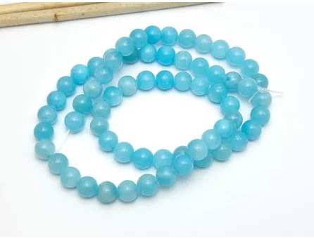 Sirag jad sfere 6mm sky blue