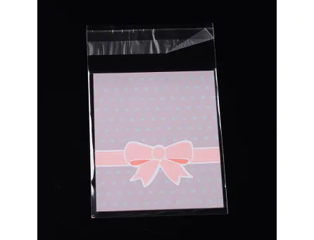 Pungi celofan autoadezive 12.5x8cm, interior 9x8cm  (10buc)