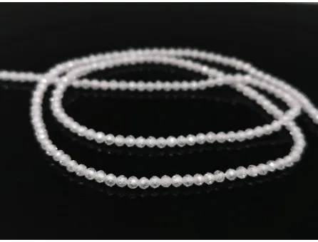 Sirag Cubic Zirconia sfere fatetate 2mm transparent opal