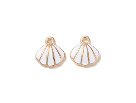 Charm auriu scoica 11x10mm