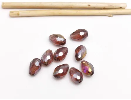 Cristal picatura 11x8mm ametist AB (1buc)