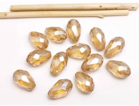 Cristal picatura 15x10mm silk (1buc)