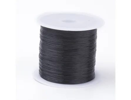 Guta nylon neelastica grosime 0.30mm negru (60m)