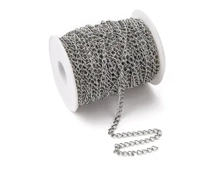 Lant otel inoxidabil 5x4x0.8mm (1m)