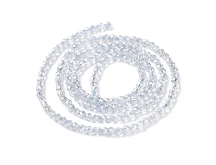 Margele cristal rotund fatetat 2mm baby blue lustered (sirag)
