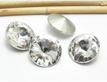 Cabochon din sticla crystal 12mm (1buc)