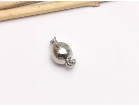 Inchizatoare magnetica cu zale 14x8mm argintiu inchis