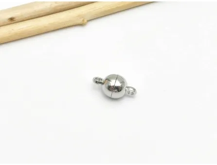 Inchizatoare magnetica 11x6mm argintiu inchis