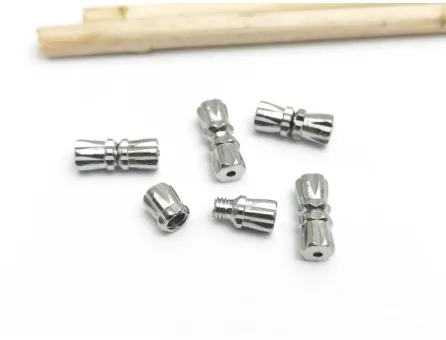Inchizatoare cu filet 12x4mm argintiu inchis