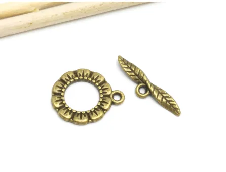 Inchizatoare toggle 19x16mm bronz