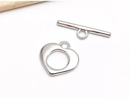 Inchizatoare toggle otel inoxidabil inima 16x16mm