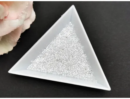 Miyuki delica 11/0  crystal luster (5g)