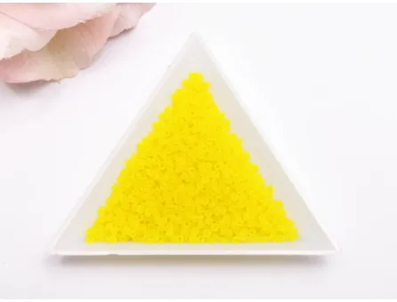 Miyuki Rocailles Rotunde 11/0 Matte Transparent Yellow (10g)