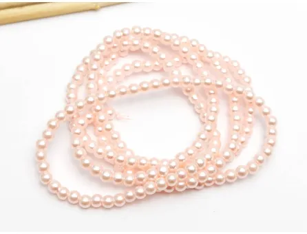 Perle de sticla 3mm roz (sirag)