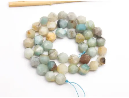 Sirag amazonit poligon fatetat 8x7.5mm