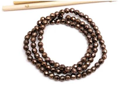 Sirag Hematit fatetat 4mm bronz