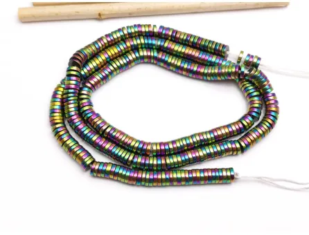 Sirag hematit rondele 4x1mm metalic mix