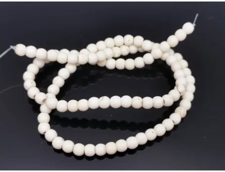 Sirag howlit de sinteza 4mm alb