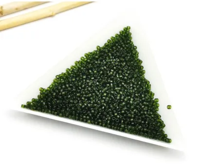Toho rotunde 15/0 transparent olivine (5g)