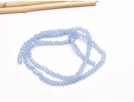 Margele cristal rondel 3x2mm sapphire opal lustered (sirag)