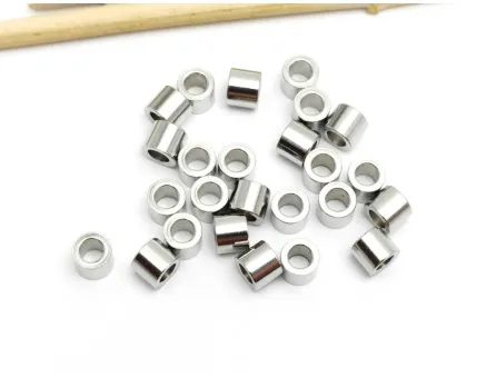 Margele otel inoxidabil tub 5x4mm (1buc)