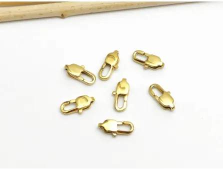 Inchizatoare carabina otel inoxidabil 304 auriu placat IP 11x5.5mm
