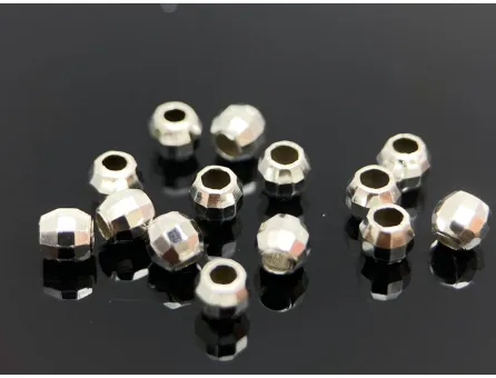Biluta fatetata Argint 925 - 2.5x2mm (1buc)