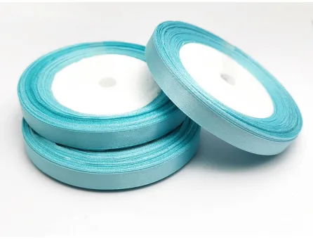 Panglica saten latime 10mm turcoaz (22m)