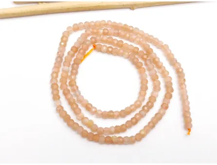 Sirag piatra soarelui rondele microfatetat 3x2mm