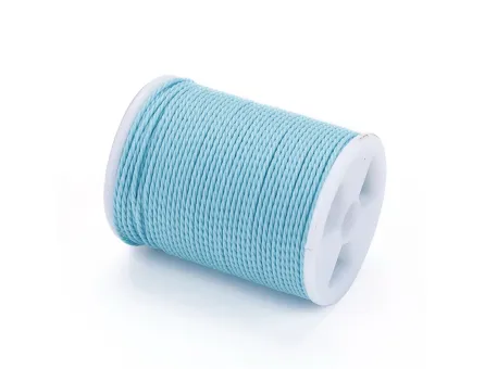 Rola snur nylon impletit grosime 1mm albastru deschis (11m)