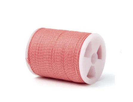 Rola snur nylon impletit grosime 1mm rose (11m)