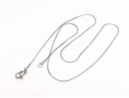 Lant otel inoxidabil cu inchizatoare lungime 44cm