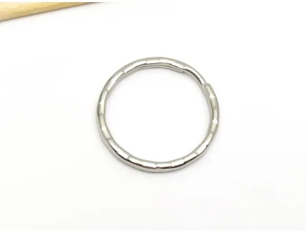 Inel breloc otel inoxidabil fata lant 25x3mm