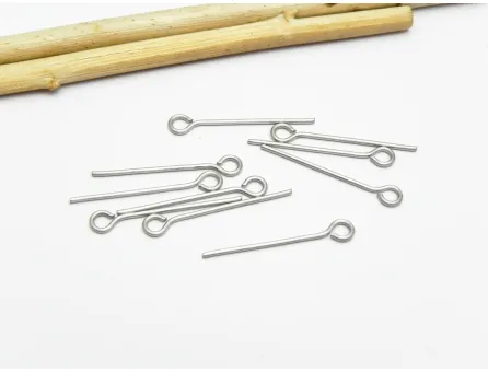 Ace cu bucla otel inoxidabil lungime 2cm, grosime 0.8mm (50buc)