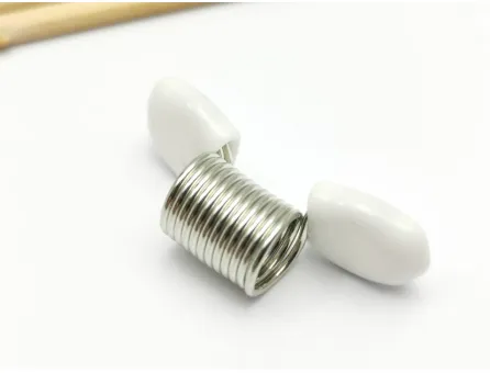 Bead Stopper - opritor margele pe ata 3.4x1.2x1.7cm alb