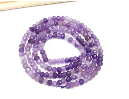 Sirag ametist rondele microfatetate 3x2mm