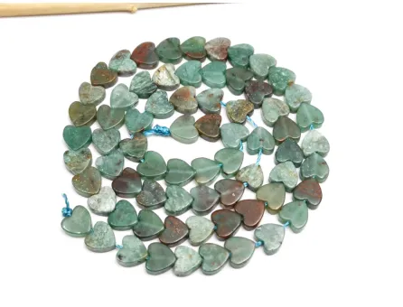 Sirag natural chrysocolla inima 6x6mm