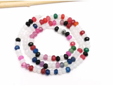 Sirag jad rondel 4x3mm multicolor