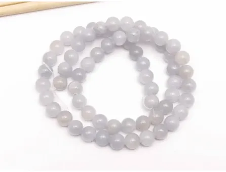 Sirag jad sfere 6mm gri pastel