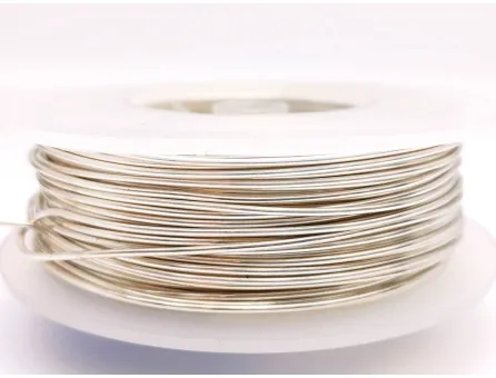 Sarma de modelaj cupru non tarnish grosime 1.25mm placata cu argint (1m)