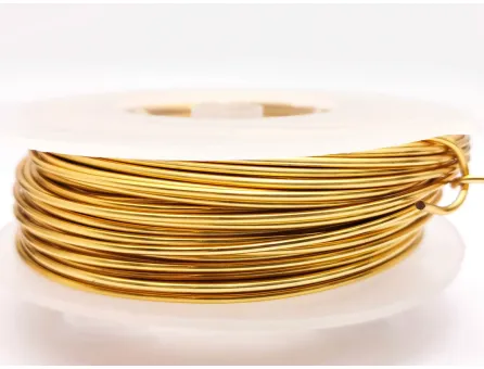 Sarma de modelaj cupru non tarnish grosime 1.5mm gold (1m)