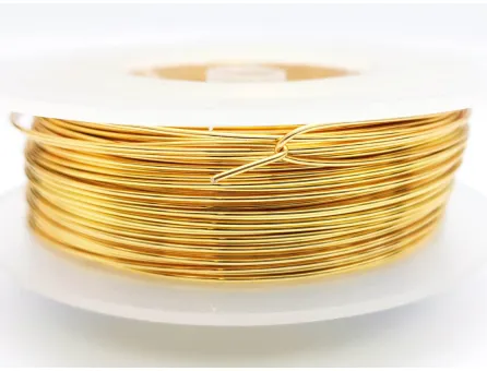 Sarma de modelaj cupru non tarnish grosime 1mm gold (1m)