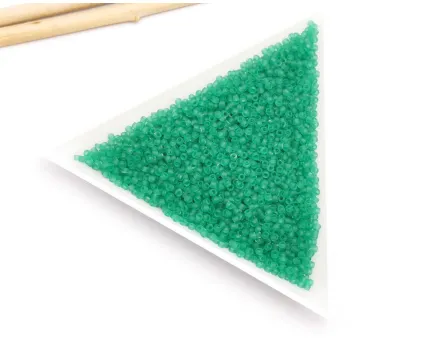 Toho rotunde 15/0 Trasparent Frosted Dark Peridot (5g)