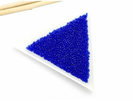 Toho rotunde 15/0 Transparent Cobalt (5g)