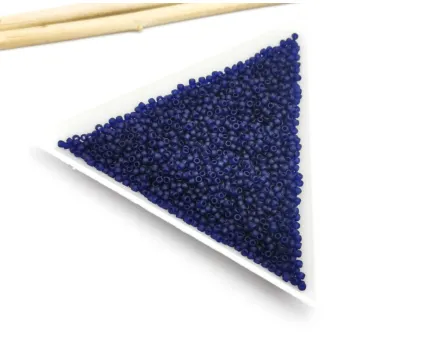 Toho rotunde 15/0 Transparent Frosted Cobalt (5g)